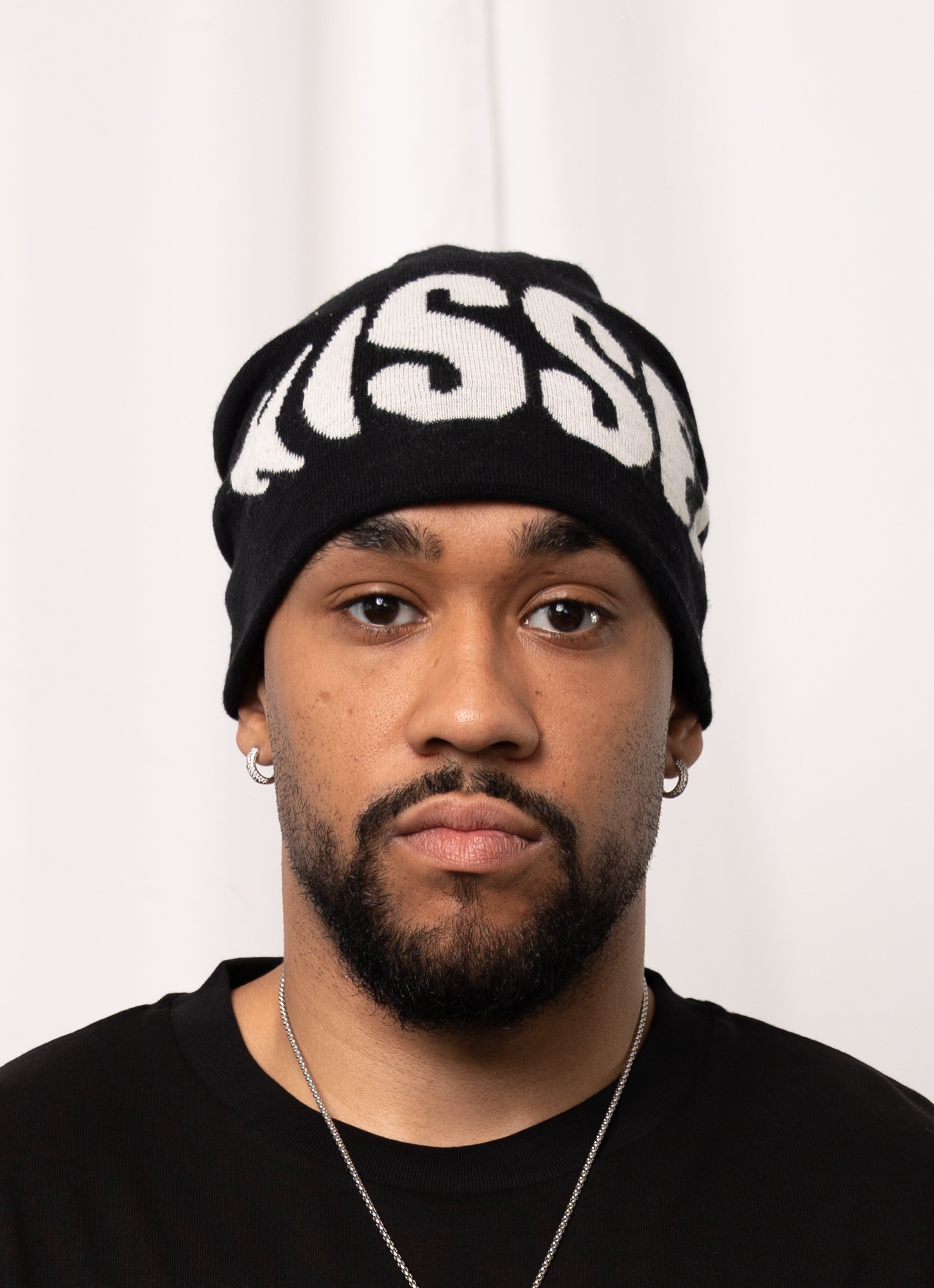 LOGO BEANIE BLACK
