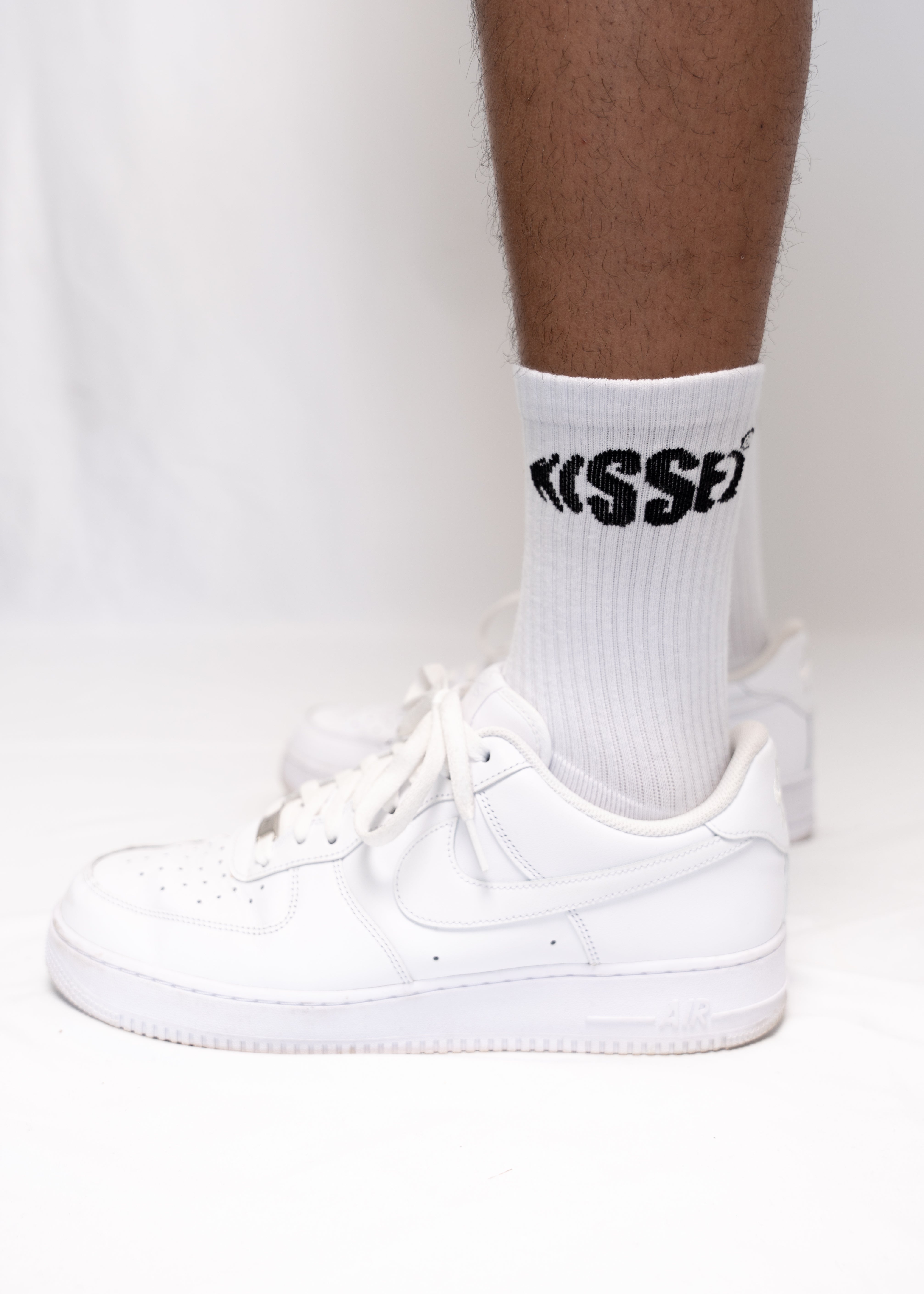 LOGO SOCKS WHITE