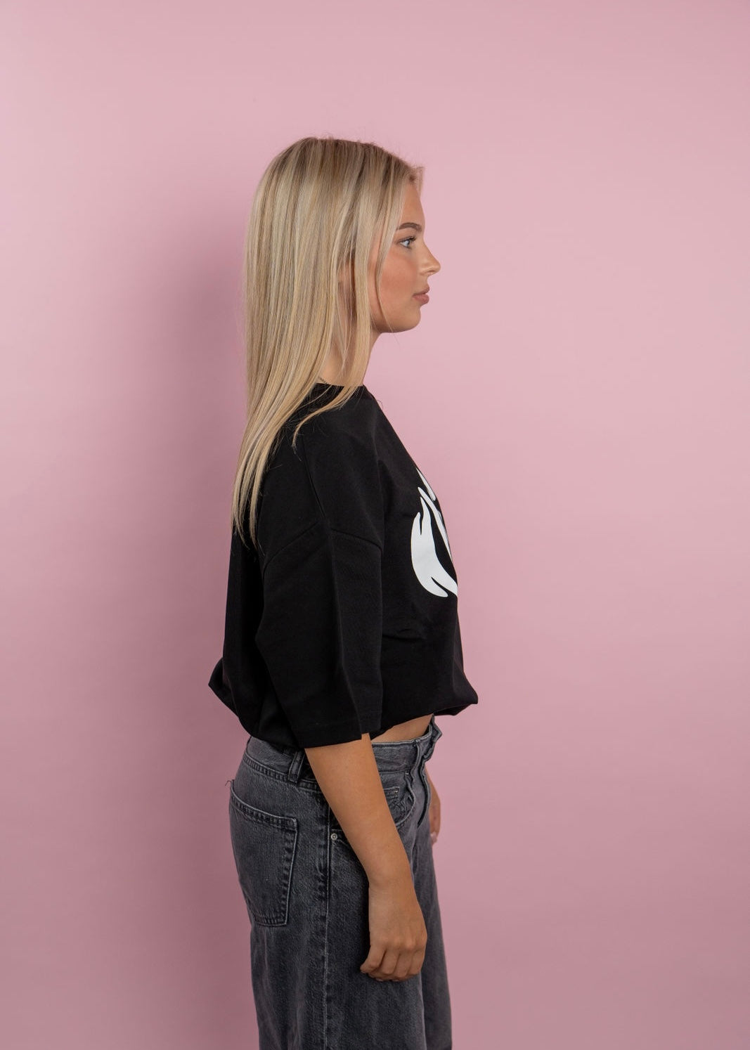 BASIC LOGO TEE BLACK/WHITE